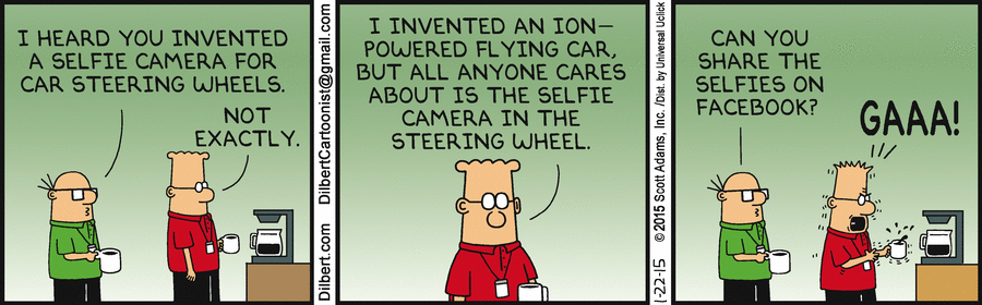 Selfie Steering Wheel