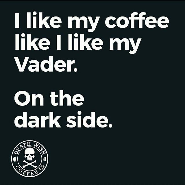 #Repost @deathwishcoffee ・・・ #maythe4thbewithyou #StarWars